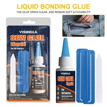 Secure Stitch Liquid New Sewing Solution Kit Multi Liquid Glue Multi-Purpose Glue For Full Coverage Application