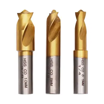 

3pcs Durable HSS Spot Weld Cutter Remover Point Drill Bits Hex Sheet Metal Hole Cutter Solder Joint Removal Drill Tools