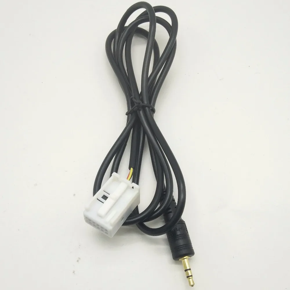 

3.5mm macho to audio Cable adapter for Peugeot 307 308 407 408 507 for Citroen C2 C5 Sega TRIUMPH with VDO RD4 CD 5pcs