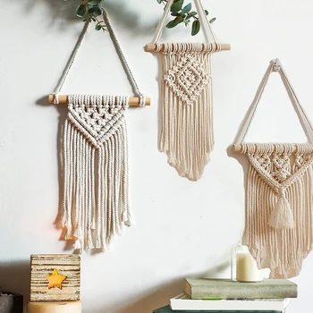 

3 Style Wall Tapestry Bohemian Chic Macrame Home Hanging Room Decoration Creative Gifts Wall Hanging Tapestry Pendant