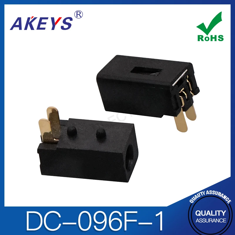 

DC-096F-1 power interface vertical column earless high-temperature resistant DC connector mobile phone charging socket