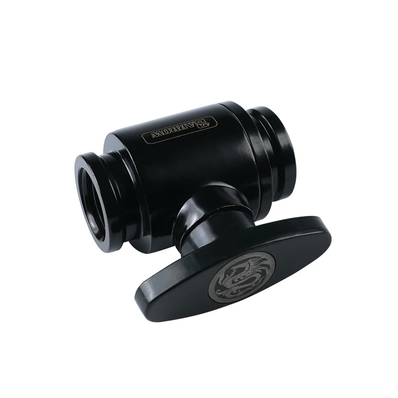 Válvula de Água com Alça Plástica Corpo de Bronze g1 Fêmea Interna para Fêmea Interruptor Refrigeração a Água Acessórios para Computador Tqfs-v1 - Imagem 3