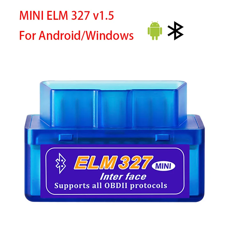 ELM327 V1.5 Bluetooth/Wifi OBD2 V1.5 Мини Elm 327 Bluetooth PIC18F25K80 чип автоматический диагностический инструмент OBDII для Android/IOS/Windows - Цвет: mini v1.5 BT