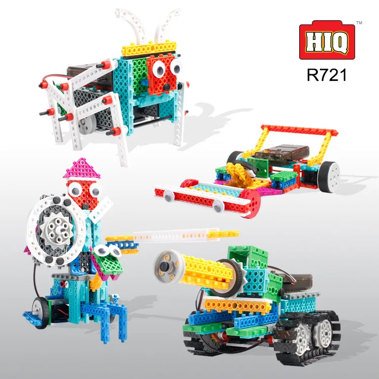 

Remote Control Flexible Assembled Building Blocks R721 Four-in-One Tank Robot Children DIY Creative Toy