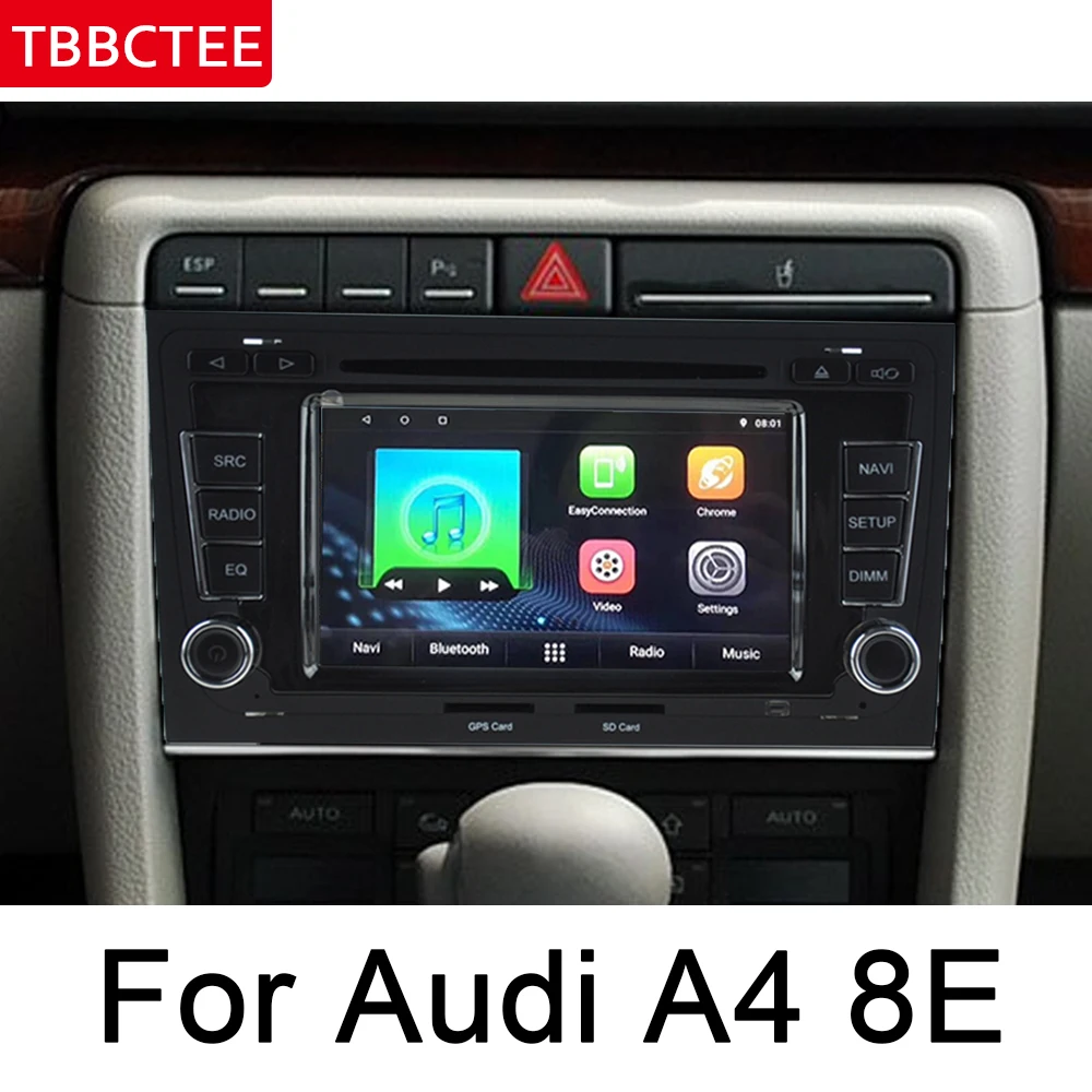 Для Audi A4 S4 RS4 8E 8H 2002 ~ 2008 MMI мультимедийный плеер ips Android автомобильный DVD gps навигация