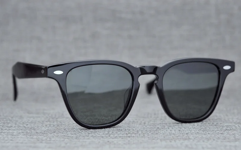 Ацетатные поляризованные солнцезащитные очки для женщин и мужчин, 2019, фирменный дизайн, квадратные солнцезащитные очки для мужчин, Ретро