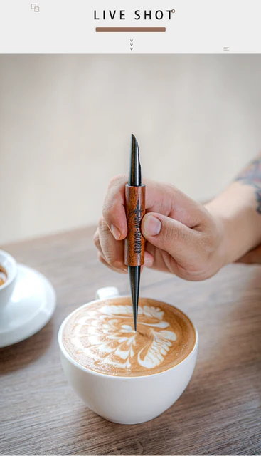 2pcs/Set Coffee Latte Cappuccino Flower Pin Stipa DIY Pen – BaristaSpace  Espresso Coffee Tool including milk jug,tamper and distributor for sale.