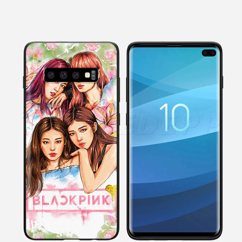 Webbedepp BLACKPINK kpop чехол для samsung Galaxy S7 S8 S9 S10 Edge Plus Note 10 8 9 A10 A20 A30 A40 A50 A60 A70