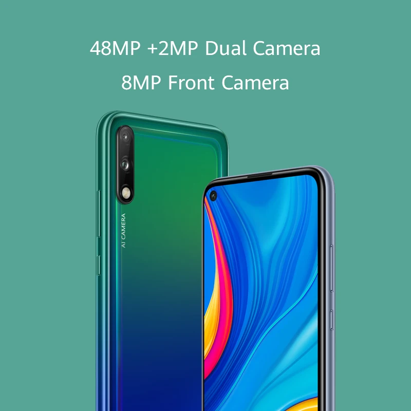 Huawei Enjoy 10 4 Гб 64 Гб мобильный телефон 6,3" Kirin 710F Восьмиядерный 48MP двойная камера смартфон 4000 мАч мобильный телефон
