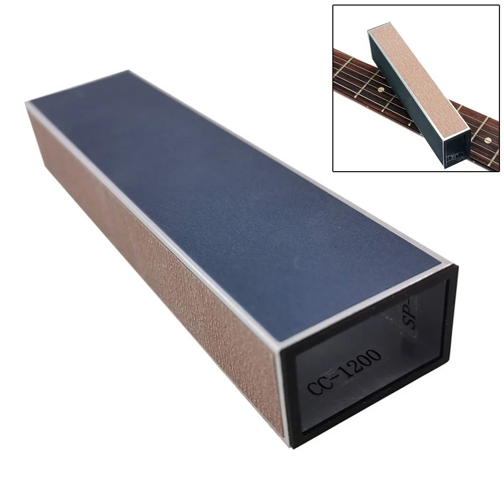 

Guitar Fret Sanding Leveler Beam Aluminum Alloy Construction Versatile Self-Adhesive Sandpaper Electric Guitar Accessories