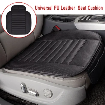 

PU Leather Car Seat Covers Deluxe Protector Cushion Universal Decoration Soft
