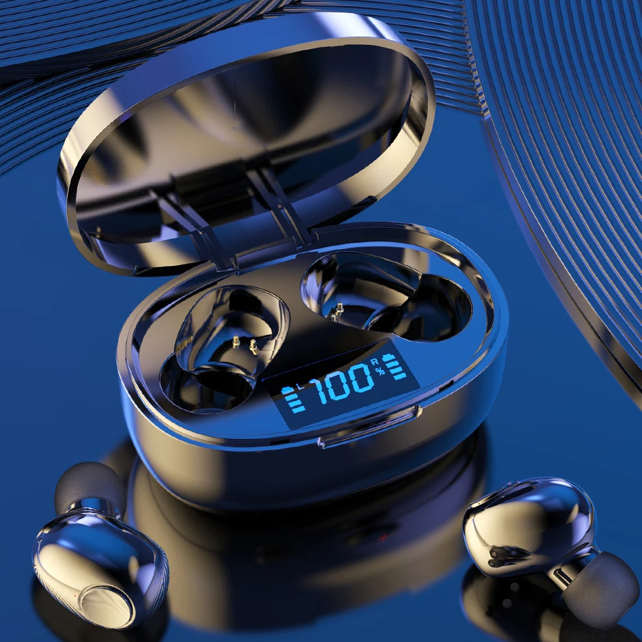 

TWS Bluetooth 5.0 Earphones Wireless Bluetooth Headphone Noise Cancelling 9D HiFi Stereo Sport Headset Handsfree With Microphone