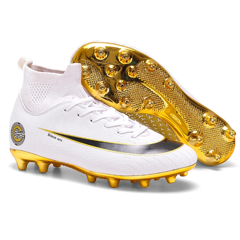 cleated athletic shoes