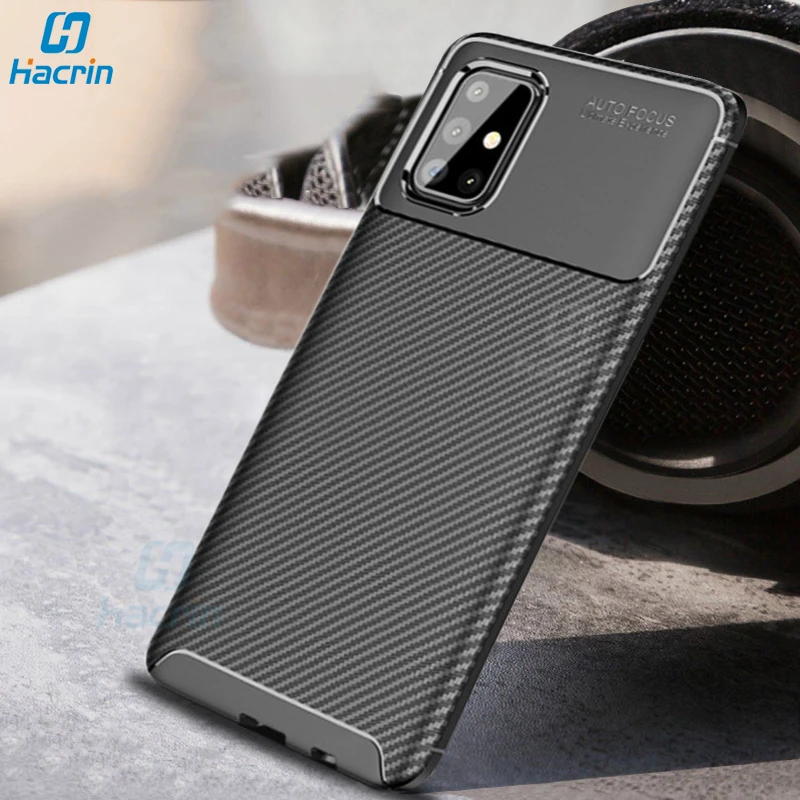 Case For Samsung Galaxy S10 Lite Luxury Carbon Fiber Back Cover Shockproof Phone S 10 A91 A 91 |