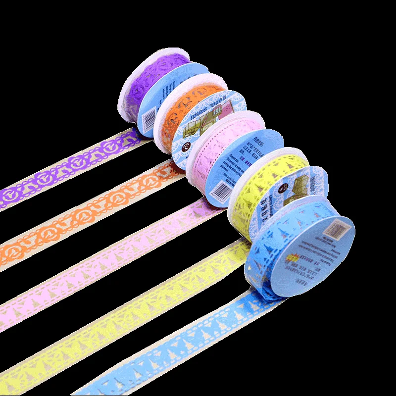 Lace tape 5 servings Сделай сам фотоальбом с граффити для монтажа детей ручной росписью декоративный альбом украшения ручной аксессуары для учетной записи - Цвет: Lace tape 5 servings