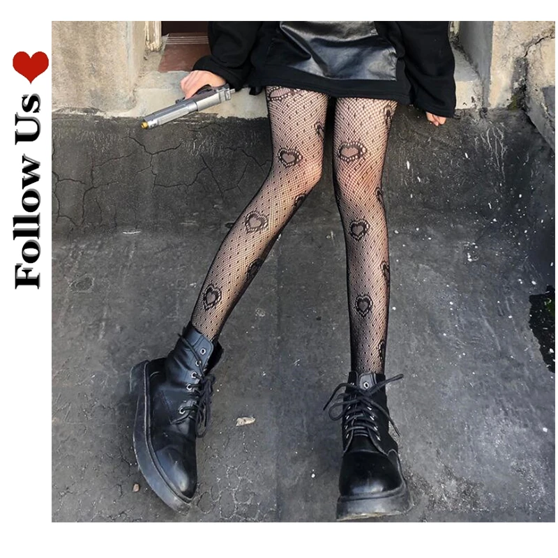 Snake Tights Women Black Anime Pantyhose KT Cat Pattern Fishnet Stockings Sexy Harajuku Hosiery Nylon Women's Lolita G Tights