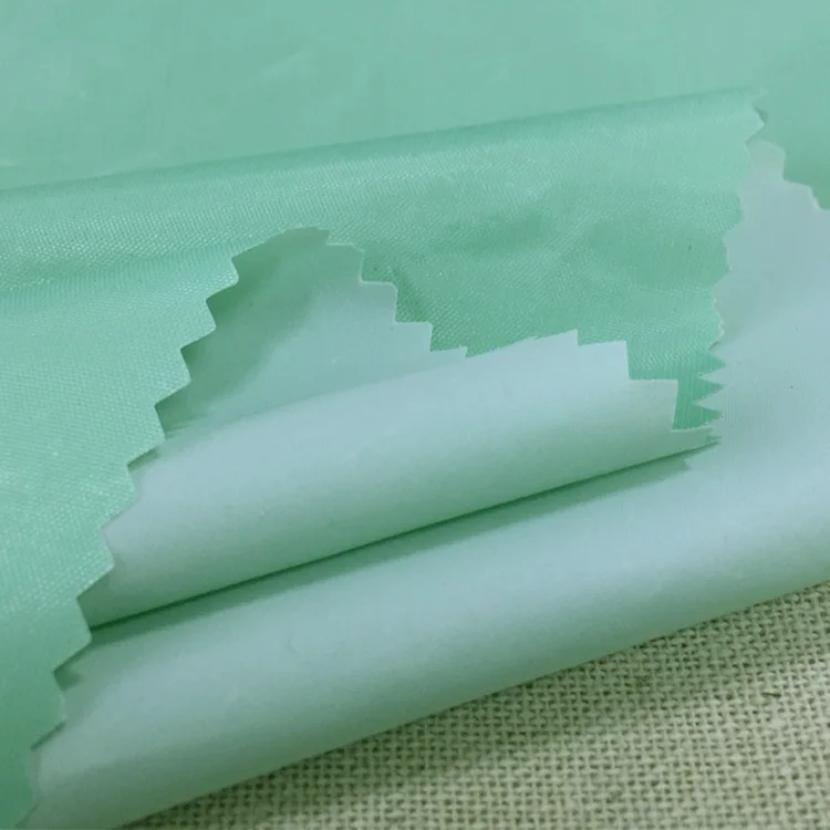Meetee 100X150 см 190 т ПВХ водонепроницаемый ПУ ткань DIY фартук рукава Pet плащ Одежда швейная ткань зонтик DIY аксессуары FA012 - Цвет: Light Green