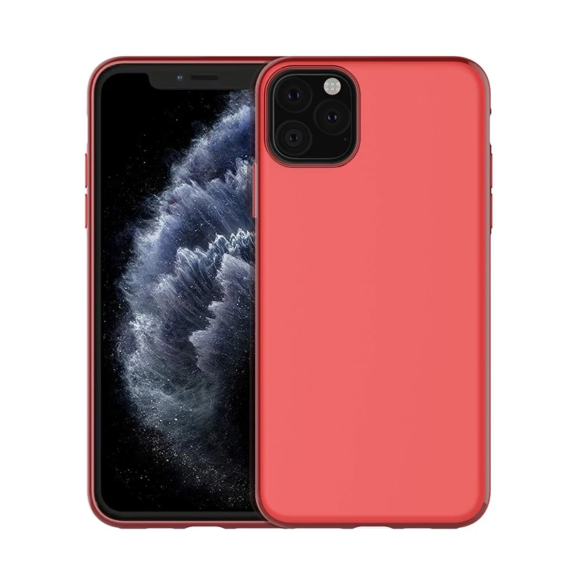 Red Магнитный чехол для iPhone 11 Pro Max, мягкий силиконовый чехол на магните для iPhone XR X Xs max 11pro, автомобильный держатель для телефона, чехол - Цвет: Red