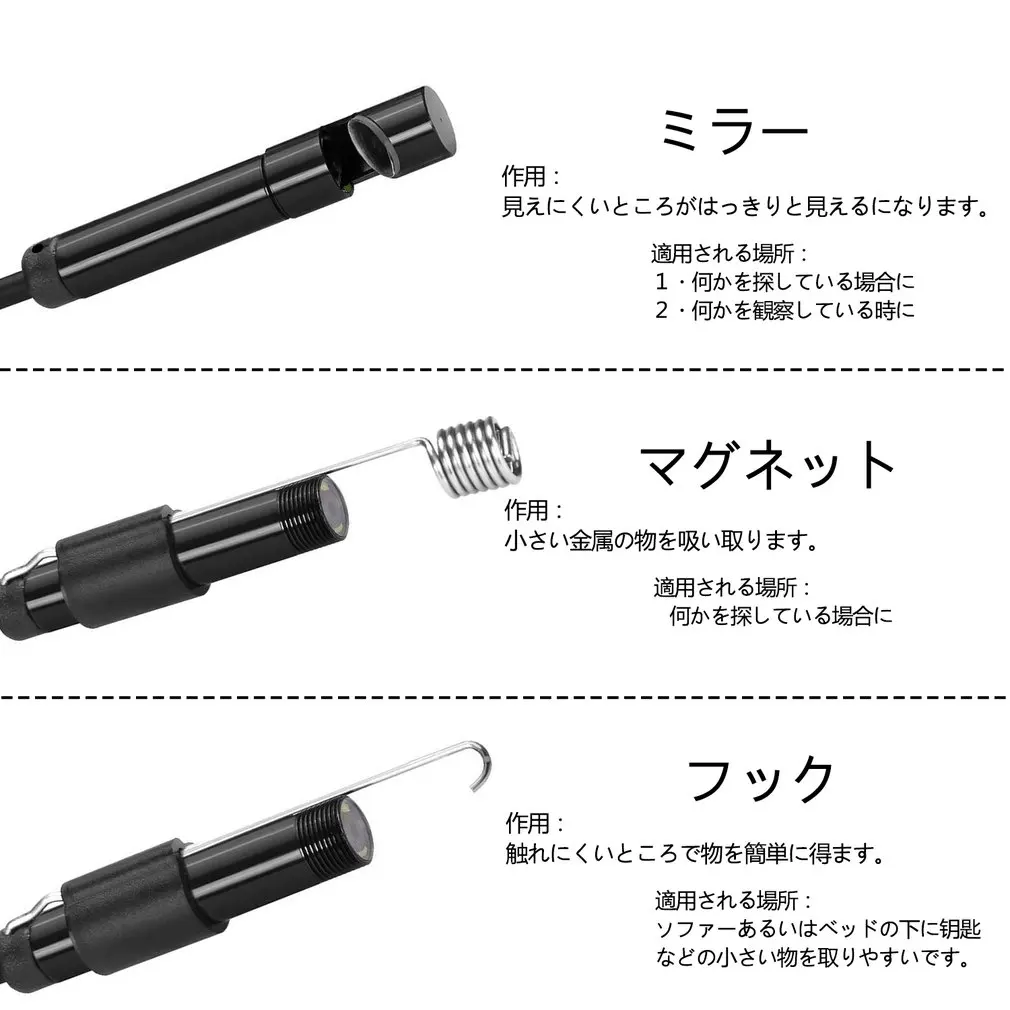 Водонепроницаемый светодиодный кабель OCDAY 3 в 1 8 мм USB Type C для Android ПК эндоскопа 2 МП