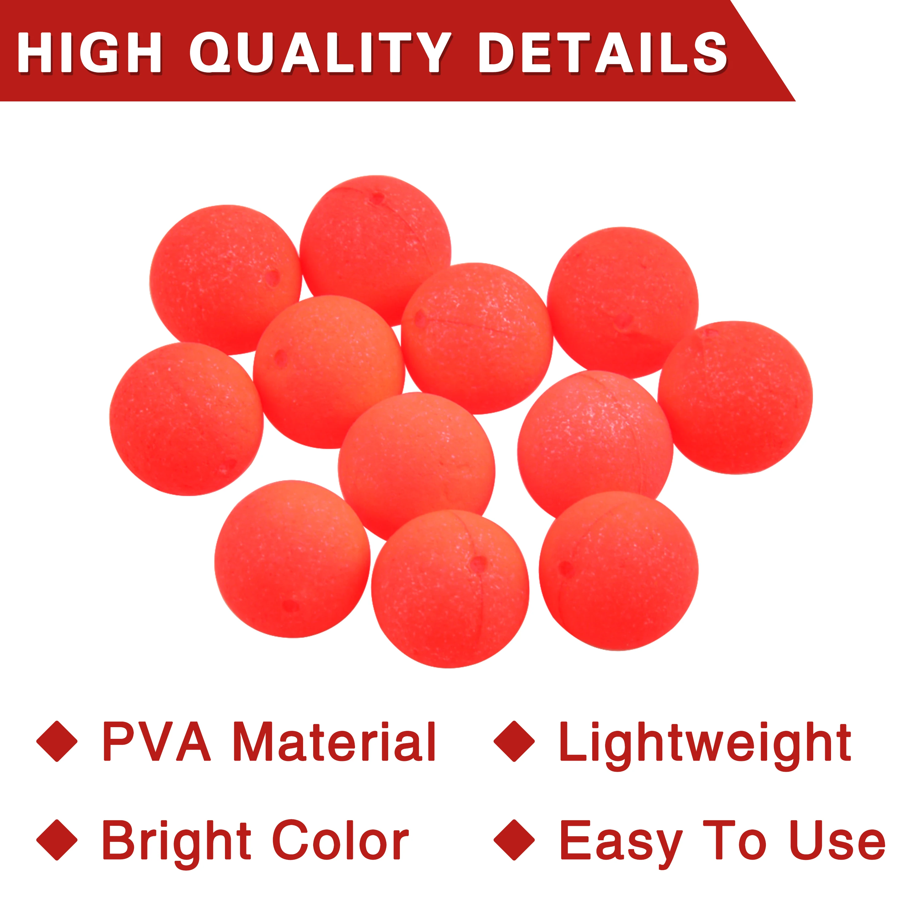 Surf Live Bait Walleye Rig Making Foam Floats Round Fishing Snell Floats Pompano Rigs 100 Pieces