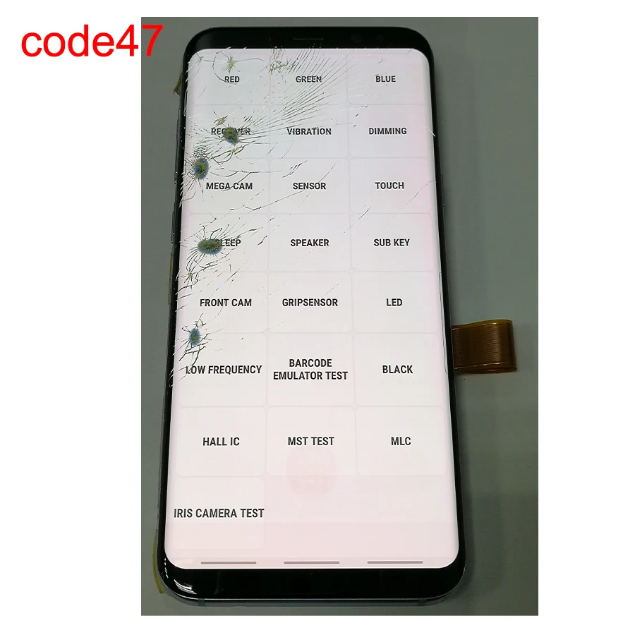 JPFix дефектный ЖК-дисплей для samsung Galaxy S8+ S8 Plus G955FD lcd и кодирующий преобразователь сенсорного экрана в сборе Стекло разбитое с рамкой