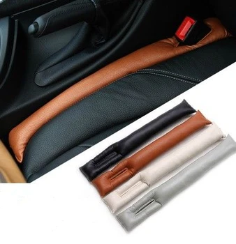

FUNDUOO 2 Pcs Leather Car Seat Gap Pad Space Filler Padding For Lada Seat Honda Hyundai BMW AUDI VW Toyota Nissan Kia Renault