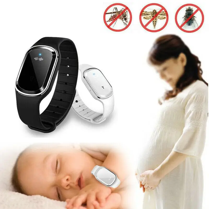 

HobbyLane Mini Ultrasonic Anti Mosquito Insect Pest Bugs Repellent Repeller Wrist Bracelet For Camping Climbing Fishing d25
