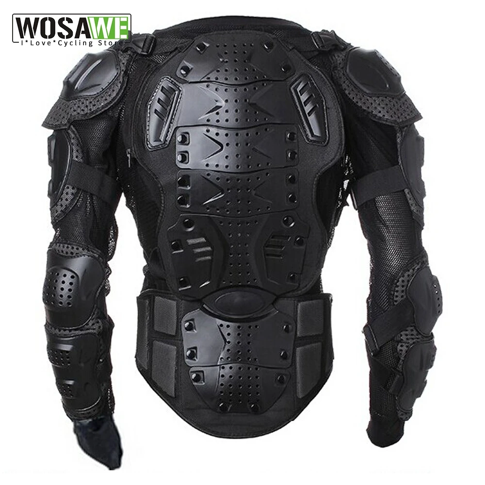 WOSAWE-Protector para Snowboard, Protección corporal para motos, Motocross, chaqueta protectora para el pecho, almohadillas para la cadera