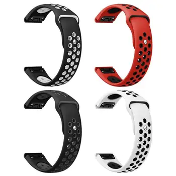 

Silicone Sport Watchband Bracelet Wrist Strap Quick Release Replacement Band for Garmin Fenix5 Smartwatch