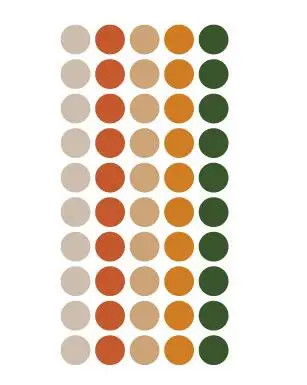 50 dots 50 шт. цветные точки васи лента декоративная наклейка Скрапбукинг маскирующая клейкая наклейка s ежедневник, альбомы милые канцелярские товары - Цвет: 50 dots