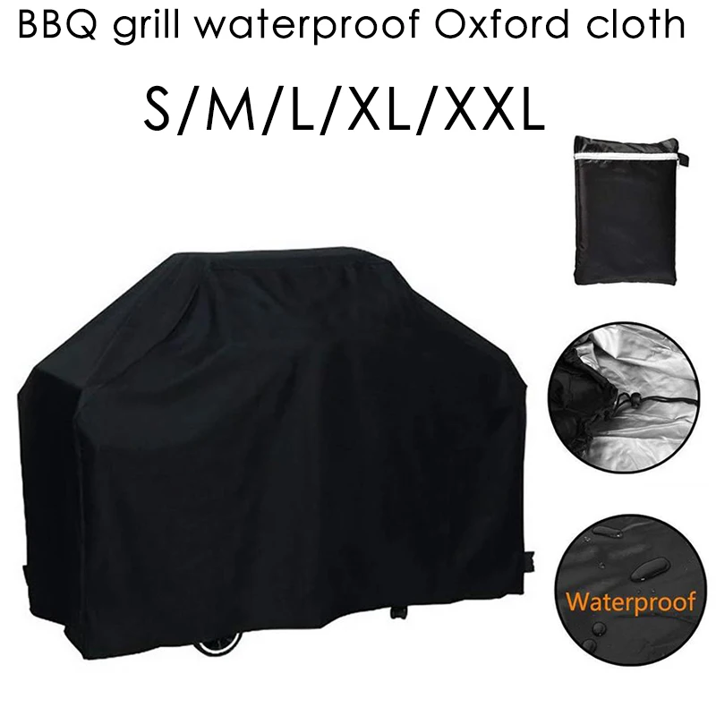 S/ M/ L/ XL BBQ Cover Waterproof Covers Garden Outdoor Barbecue Grill Protector 