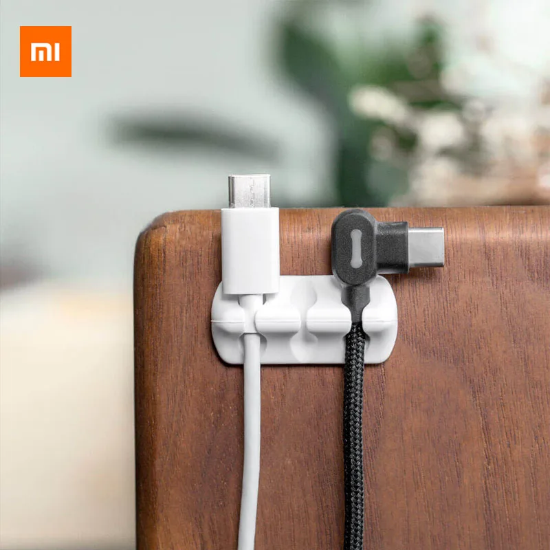 Xiaomi Bcase силиконовый провод устройство для хранения силиконовый материал мини удобный Настольный провод для хранения легко организовать
