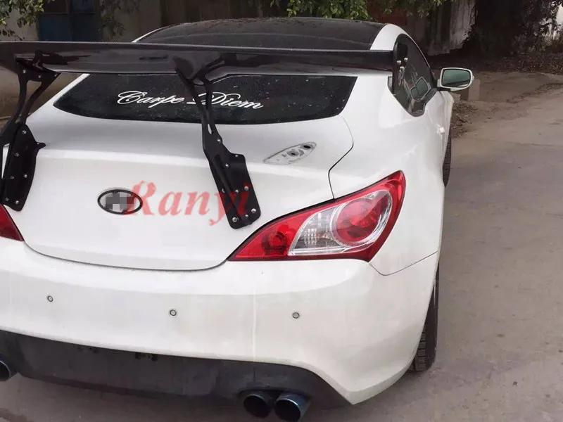 Genesis Coupe углеродное волокно Rocky Bunny спойлер для hyundai Genesis Coupe карбоновый спойлер багажника