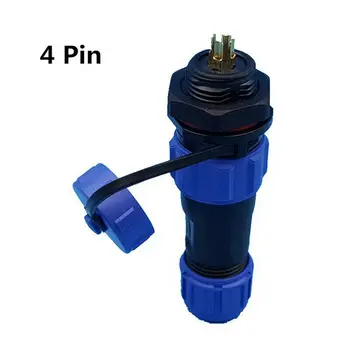 

10x SP13 Panel Aviation Connectors Round Air Plug Chassis Circular Waterproof