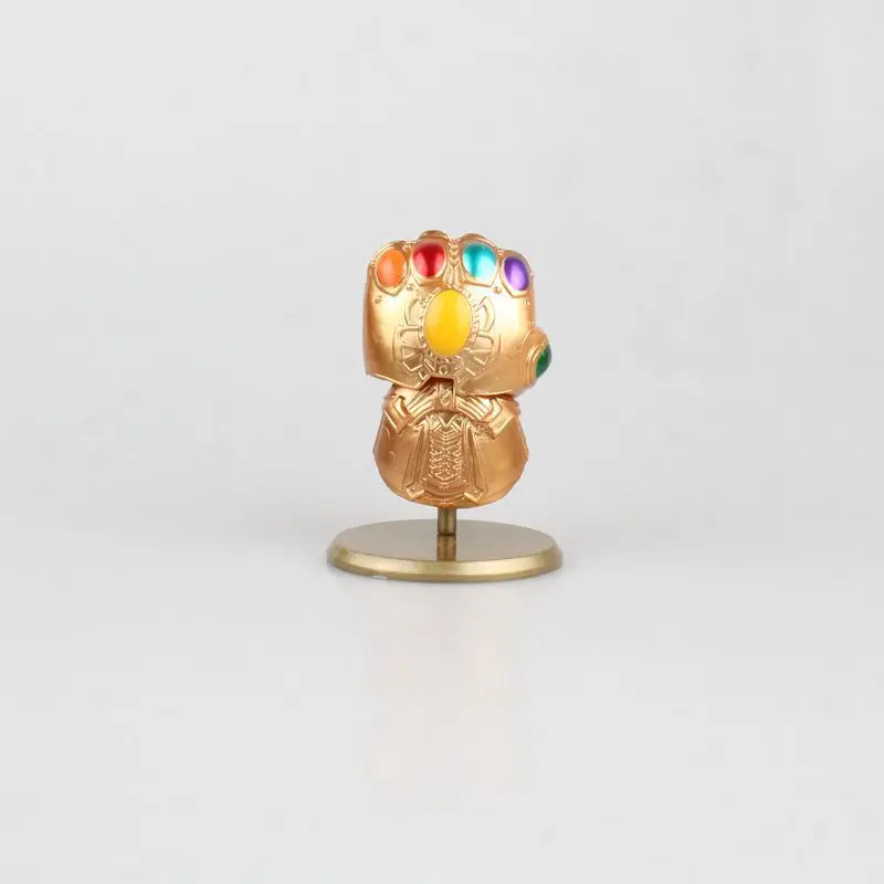 

Diffuse Dynamic Square Anime Avengers 3 Unlimited War Cute Mini Thanos Gloves Car Mounted Rotating Model