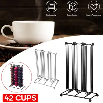 

42 Cups Coffee Pods Capsules Nordic-style Classic 6Bar Coffee Pods Coffee Station Display Stand Coffee Capsule Storage Rack