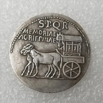 

Carriage Commemorative Coin Medal Ancient Rome Commemorative Coin Copy Silver Coin Gift Accessories