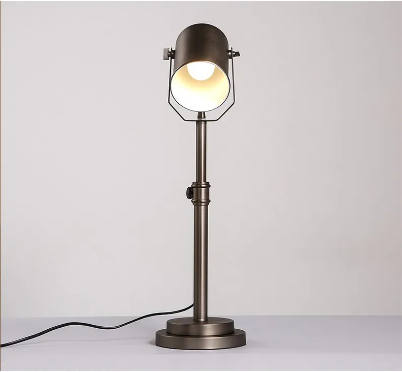 

Industrial Bronze Table Lamp For Office Study Room bedside lamp abajour