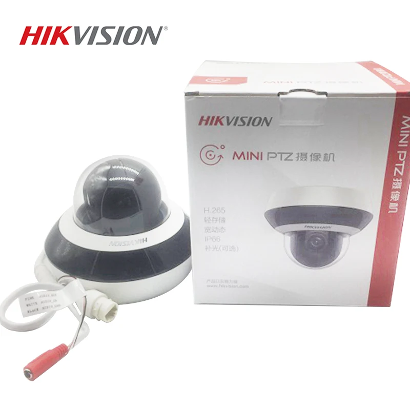 HIKVISION DS 2DC2D40IW DE3 4 МП Мини PTZ IP камера 2 8 мм 12 кратный зум поддержка IP66 наружная