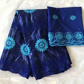 

Newcoming african getnzer lace fabric 5+2yards african bazin riche lace fabric for women clothes sewing fashion WhaoOC161