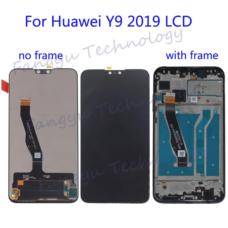 

Original Display With frame for Huawei Y9 2019 LCD touch screen digitizer assembly for Y9 2019 JKM-LX1 LX2 LX3 lcd +tools