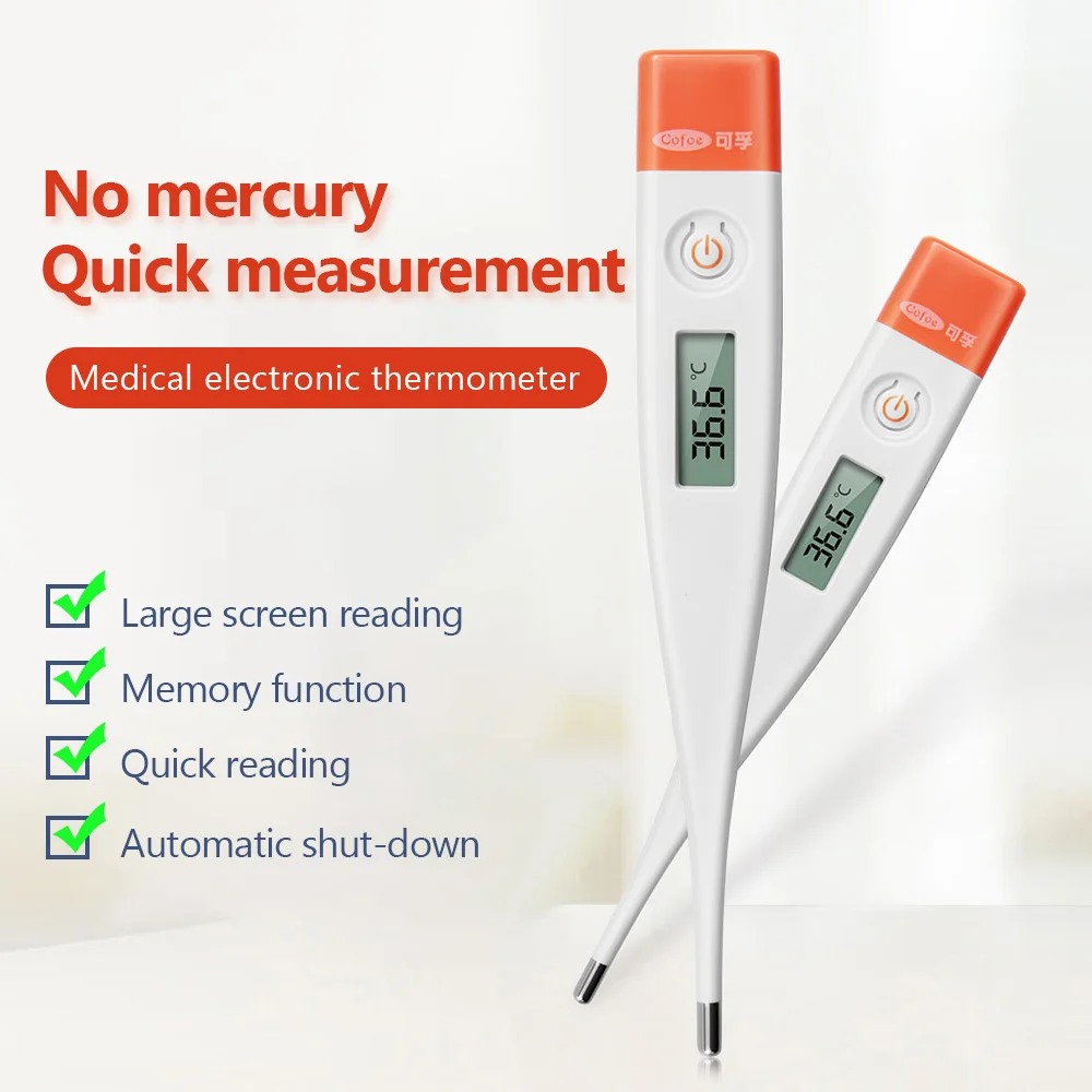 

Axillary Thermometer Portable LCD Medical Electronic Thermometer Baby Digital Thermometer Adults Medical Use