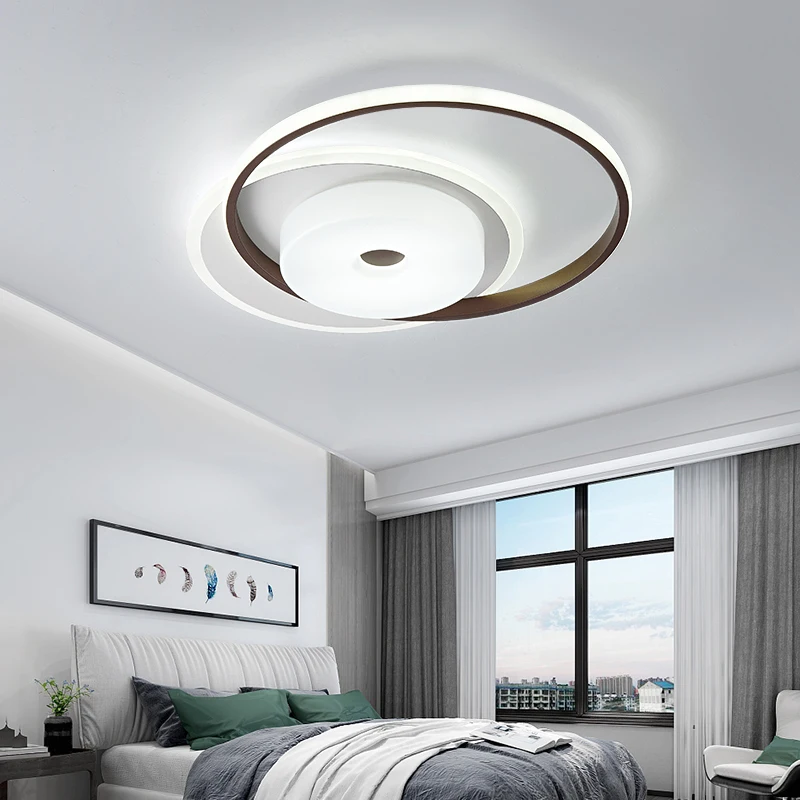 Современные светодиодные потолочные лампы для гостиной спальни lustre Avize Круглый