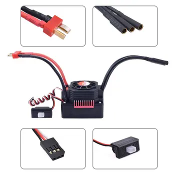 

Waterproof Combo F540 3000KV 4370KV Brushless Motor w/ 45A ESC for 1/10 RC Tamiya Axial Redcat RC Car Accessories