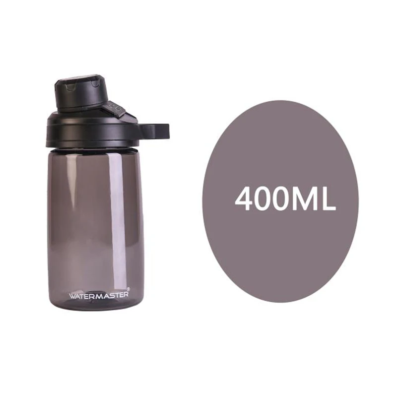 400 велосипедный бутылка для воды BPA свободный открытый спортивный для напитков бутылка для воды MTB велосипед езда портативный герметичный Велоспорт большая чашка U0095 - Цвет: Grey