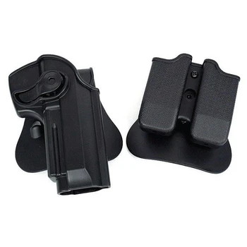 

Glock Gun Holster Polymer Retention Roto Holster 9mm Double Magazine Holder Fits Glock 17