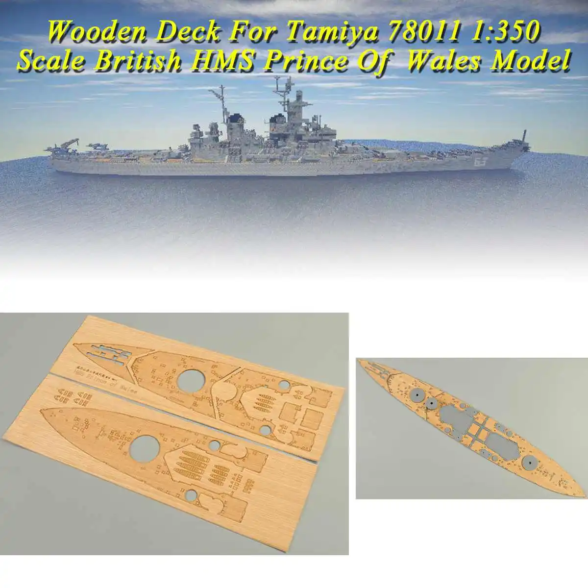 Обновленный набор деревянная колода для Tamiya 78011 1:350 масштаб Британский HMS Wale модель с якорной цепью Модель сборная игрушка
