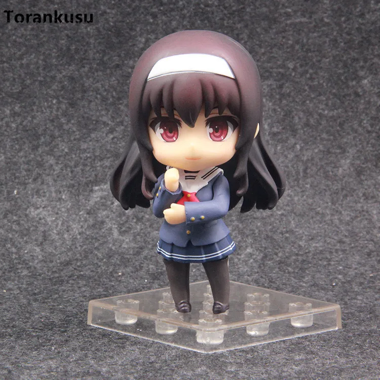 Saenai Heroine No Sodate-kata фигурка Kasumigaoka Utaha Nendoroid 738 # ПВХ игрушка 100 мм Ver. Девушка аниме