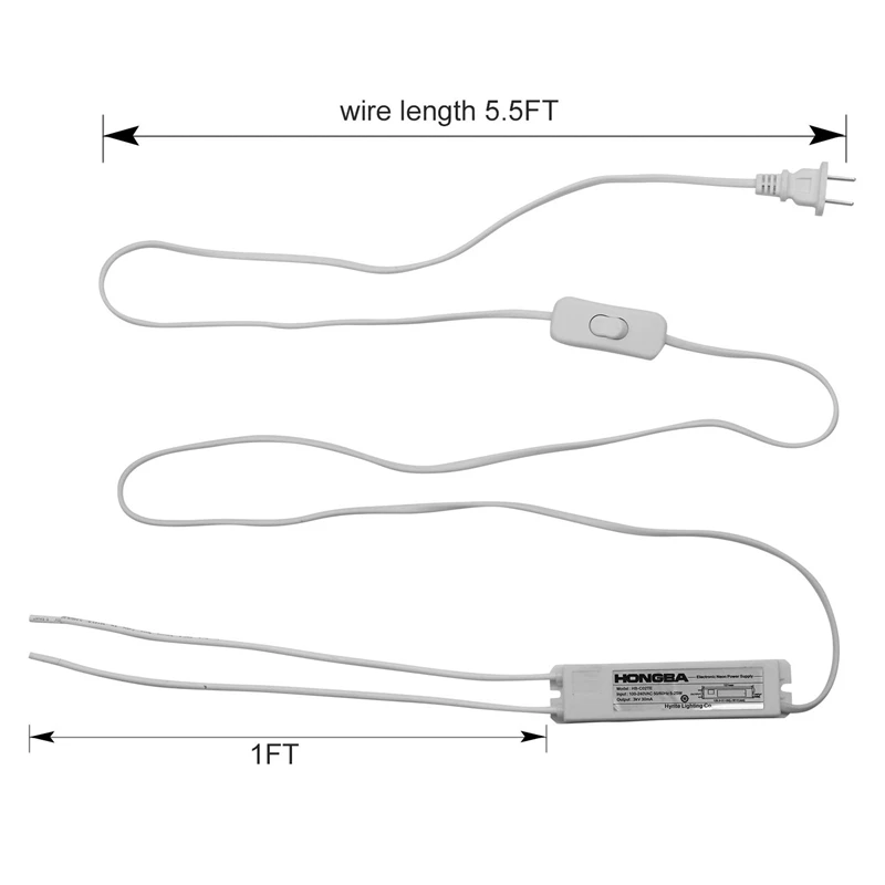 HB-C02TE 3кВ источник питания для стеклянной неоновой вывески светильник электронный неоновый вывески светильник s Трансформатор США штекер