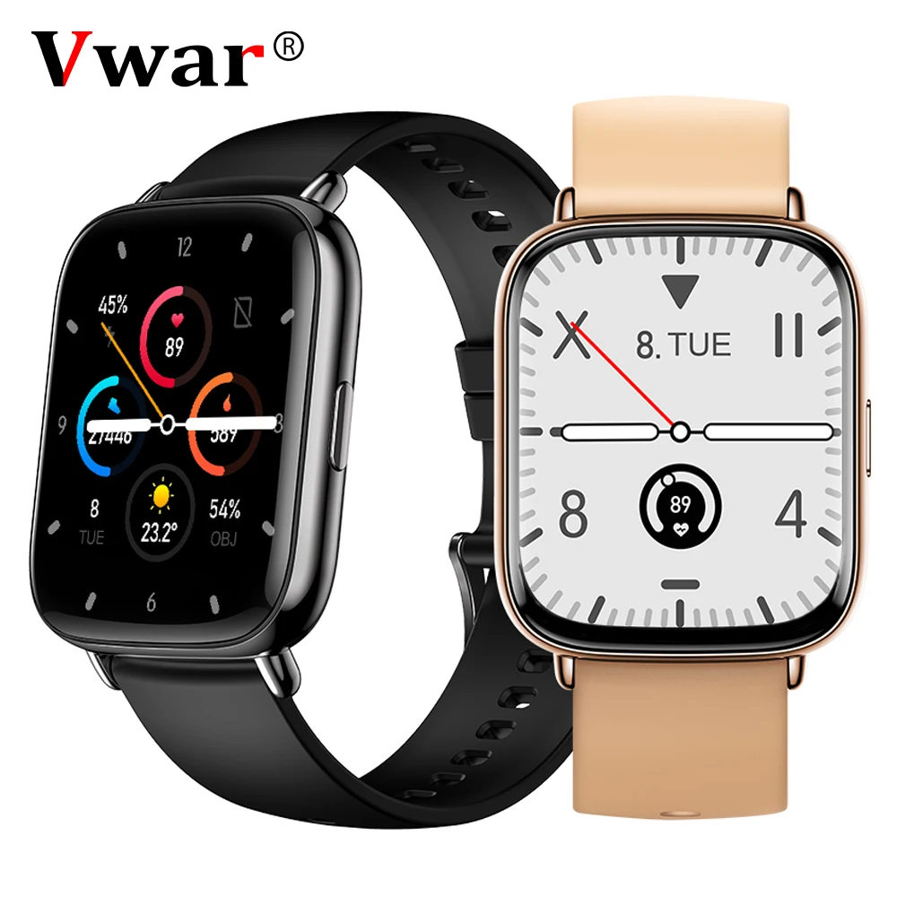 Смарт часы Vwar AX Health 1 69 полный экран температура тела сердечный ритм женские